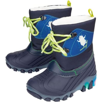 LUPILU Jongens snowboots met LED-licht (Marineblauw, 24)