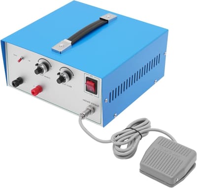 Puntlasapparaat - Elektrische lasser - Sieraden reparatie - Intelligente instelling - 80 A - Blauw