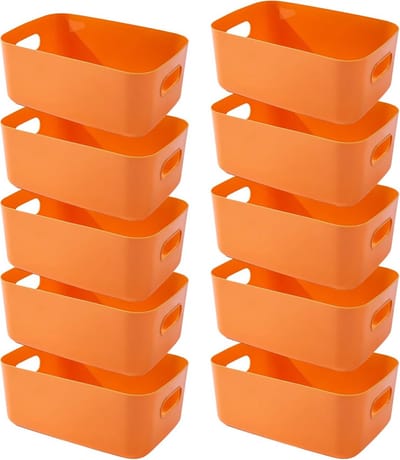 Opbergboxen met Handvatten voor Keuken, Badkamer en Kasten - Set van 10