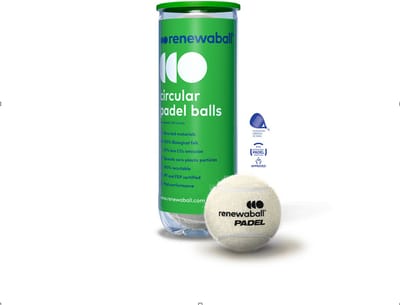Renewaball 3 natural padel balls