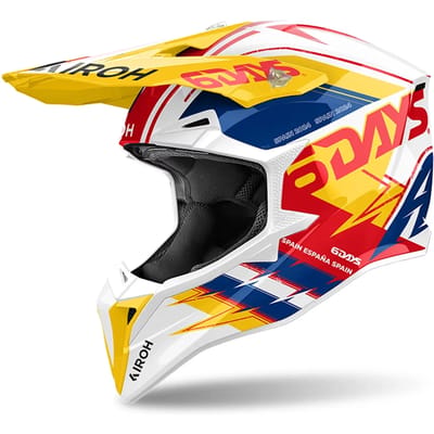 Motorhelm Airoh Wraaap 6Days ® Spain 2024 Gloss