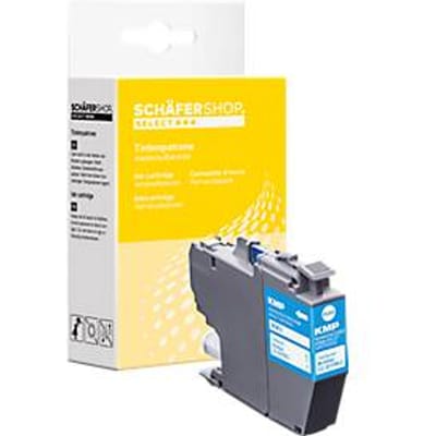 Schäfer Shop Select inktpatroon, vervangt Brother LC3219XLC, enkele verpakking, cyaan