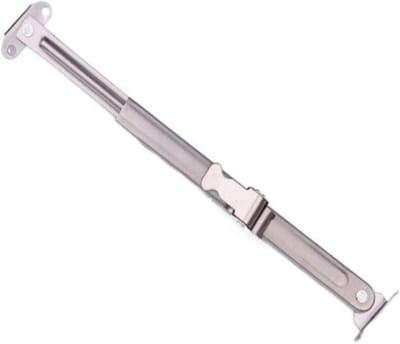 Raambegrenzers Sloten - Vensterbeveiliging Wind Brace - Kindveilige Ramen - Verstelbare RVS - 2 stuks - Zilver