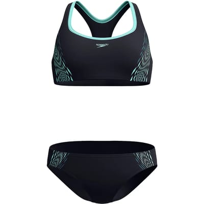 Speedo Placement Endurance+ Bikini Zwart UK 34 Vrouw