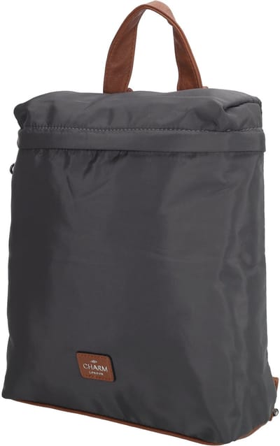 Charm London Buckingham Rugzak - Rugtas - Schooltas - Werktas - Olifant grijs