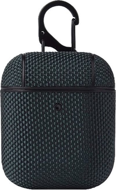 AirPods hoesjes van By Qubix - AirPods 1/2 hoesje - Hardcase - Business series - Donker groen Airpods Case Hoesje voor Airpods Airpods 1 Airpods 2