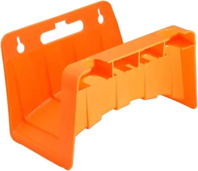 Tuinslang Organizer - Slanghouder Ophangsysteem - Tuinonderhoud Vereenvoudigen - Wandmontage Ontwerp - 23cm Breed - Oranje