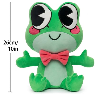 Kwaken Kikkert Pluche Pop Schattig Cartoon Figuur Pluche Zacht Gevuld Dier Speelgoed Kawaii Decoratief Display Verzamelaar Fan Cadeau wit