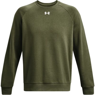 Under Armour Pullover UA Rival Fleece Crew Green-XS