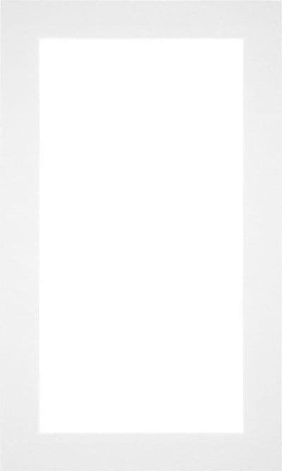 Passe-Partout Fotomaat 20x30 cm - Lijstmaat 30x50 cm - Wit - Museumkarton - Fotolijst niet inbegrepen