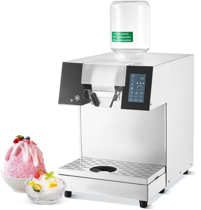 Commerciële Ijsmachine met Sneeuwvlokken, Roestvrij Staal, 179 kg/24 UUR, Elektrisch, Vloeistofkoeling voor Snelle Warmteafvoer