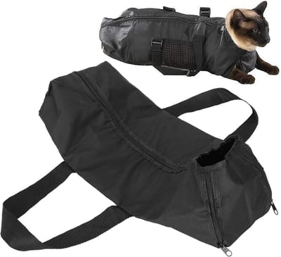 Honden- en kattenwaszak voor veilig trimmen van klauwen, baden en verzorging zonder krassen