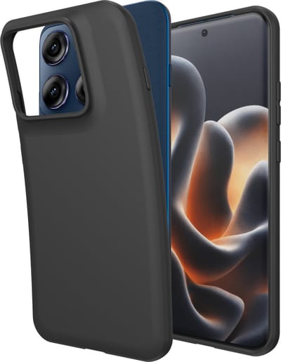 Cazy hoesje geschikt voor Motorola Edge 70 Pro Hoesje Siliconen - Flexibele Case - Zwart