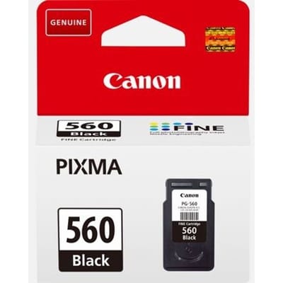Canon PG-560 - 7.5 ml - zwart - origineel - blister met beveiliging - inktcartridge - voor PIXMA TS5350;TS5351;TS5352;TS5353