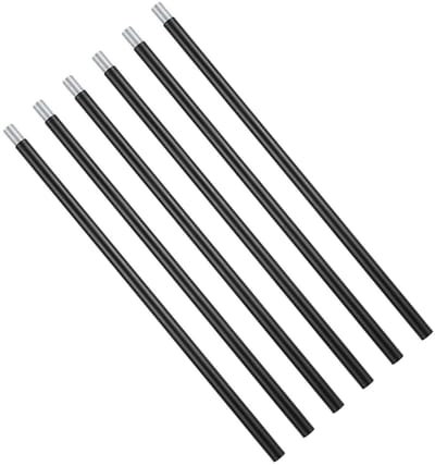 Verlengstang set - Verbindingsbuis - Lampen ophangen - Verstelbare lengte - M10 x 300 mm - Zwart