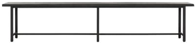 DTP Home Eetkamerbank Beam Teakhout zwart - 240x35x47 cm