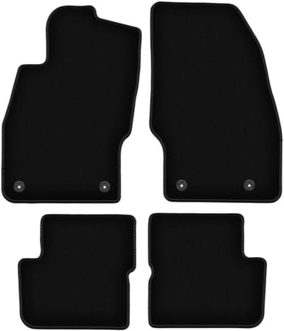 BASIC zwarte veloursmatten voor: Opel Corsa D hatchback (2006-2015)