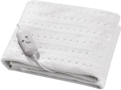 Elektrische bedwarmer - Dubbele deken - Warmte en ontspanning - Oververhittingsbeveiliging - Tweepersoons - Bedrukt