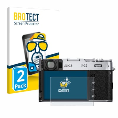 BROTECT - Screenprotector voor Fujifilm X100V - Folie Beschermfolie matte 2 Stuks