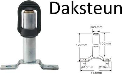 Daksteun Horizontaal