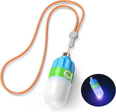 Noodsignaal Lamp - Veiligheidslamp Duiken - Onderwater Locatie - SOS Modus - 24 Gram - Blauw