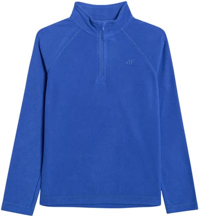 4F Sweater Fleeceowa Jongens Kobaltblauw - Maat 146-152cm