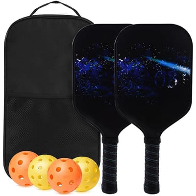Carbon Fiber Aramide Pickleball Paddles PP Honingraat UV Bedrukt Racket Set