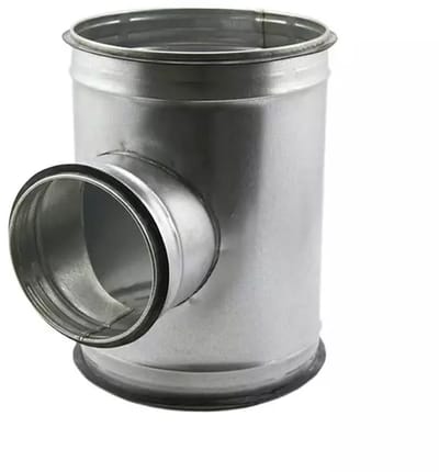 T-stuk Ø 500 mm - Ø 250mm voor spirobuis (90°)
