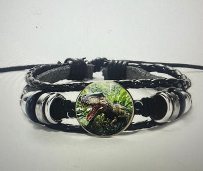 Akyol - Dinosaurus armband - Dino - Dinosaurus - Dinosauriër - T-rex - Armband - Dinosaur bracelet - Children's bracelet