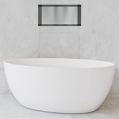 Hotbath &More Inbouwnis - 30 x 30 x 10 cm - Frameless - RVS 316 - V02