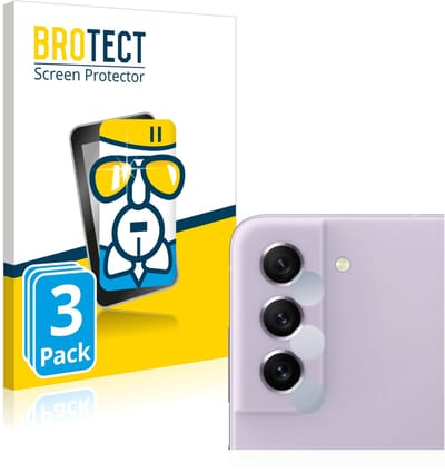 Screenprotector 3 Stuks voor Samsung Galaxy S21 FE 5G (ALLEEN Camera Lens) Beschermglas transparant