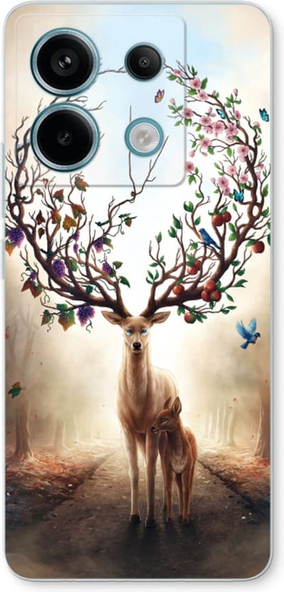 Case Company® - Hoesje geschikt voor Xiaomi Poco X6 hoesje - Seasons Change - Soft Cover Telefoonhoesje - Bescherming aan alle Kanten en Schermrand