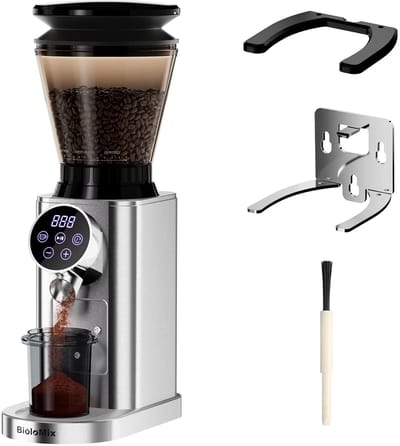 VIEMAE Koffiemolen elektrisch - Bonenmaler - Coffee grinder - Koffiemaler - Professioneel - 48 settings - Barista - Espresso, koffie