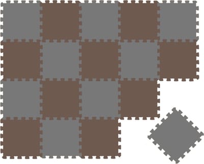 Van dag Één: 18-delige Baby Puzzel Speelmat - 30x30 EVA Schuim Kruipmat Vloermat Speeltapijt Kind