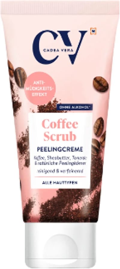 CV Coffee Scrub Peeling - 1x 75 ml | Gezichtsscrub met Koffie, Sheaboter & Kaolien - Natuurlijke Exfoliatie