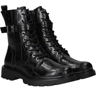 Tamaris Veterschoenen Hoog Veterschoenen Hoog - Zwart - Maat 39