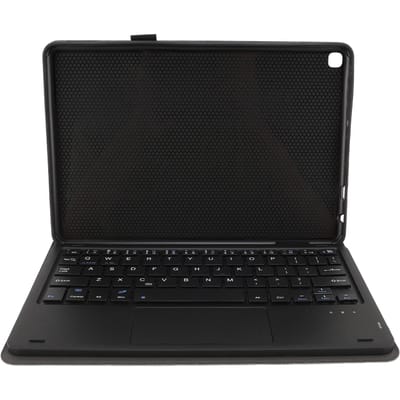 Étui pour tablette avec pavé tactile et angle de vision réglable, housse de clavier amovible sans fil pour Fire HD black