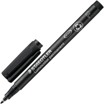 Viltstift Staedtler Lumocolor 318 permanent F zwart