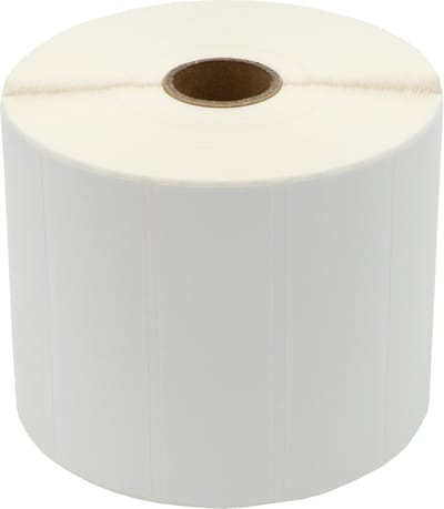 DULA Compatible labels 89x28mm - 2400 etiketten per rol - kern 25 mm - Wit - Permanent - Alternatief voor Dymo 99010 - 1 rol