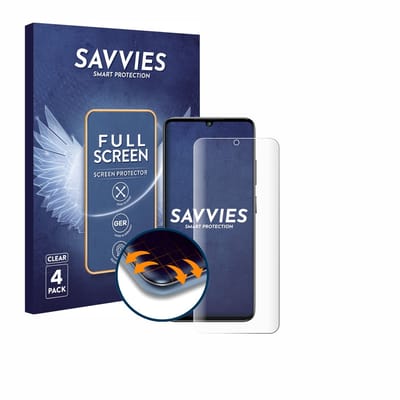 Savvies - Screenprotector voor iiiF150 Action A5 Pro - Folie Beschermfolie transparant volledig dekking 4 Stuks