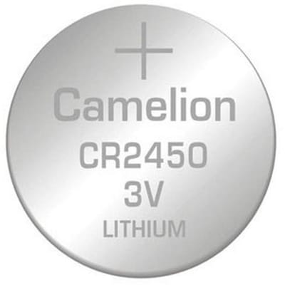 CR2450 Lithium Knoopcelbatterij - Pak van 5 voor Camera's, Horloges en Afstandsbedieningen