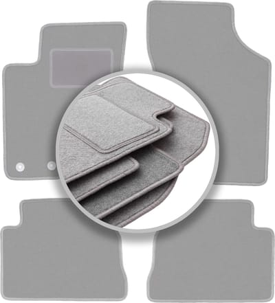 Automatten asgrijs voor: Hyundai Getz hatchback (2002-2010)