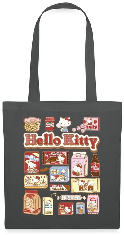 Hello Kitty Snack Collage Tas Van Stof Schoudertas