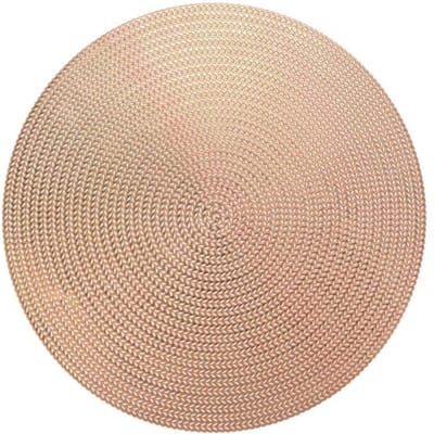 Unique Living placemat thora 38cm Ø koper