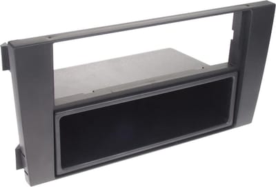 2-DIN Paneel geschikt voor Audi A6 C5 (4B Facelift) 04/1997-03/2005 - Kleur: Zwart