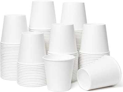 Dailygoods- Wegwerpbekers 200 Stuks - Biologisch Afbreekbaar - Papieren Bekers - 60 ml - Koffiebekers - Geschikt voor Warme/Koude Dranken