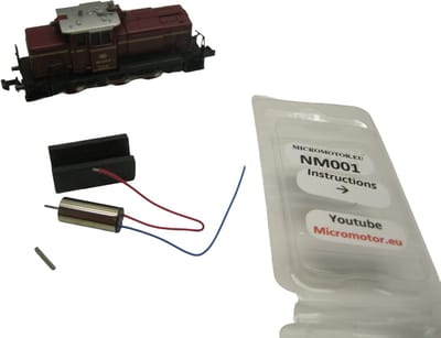 micromotor NM001G N ombouwset voor mintrix V 60, BR 261, SNCB BR 260