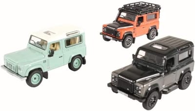 Land Rover Defender Set - Modelauto's Voertuigen - Hobby Modelbouw - Set van Drie