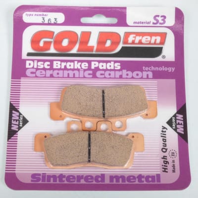 Plaquette de frein Gold Fren pour Scooter Yamaha 125 YW X 2010 à 2013 AVG / 1DN1/2 Neuf