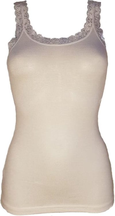 Toker dames hemd Kant 211/1 deluxe - maat XL - modal - ivoor